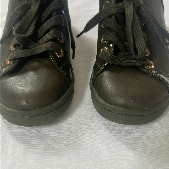 Aldo Olive Booties High-Top Minimalist - Picture 3 of 8